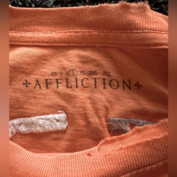 Men’s Large Affliction Shirt,Distressed,Vintage Rare to find if still available - Picture 3 of 4